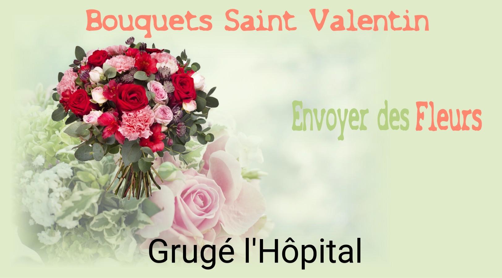 Roses de Saint-Valentin livrées à Grugé-l'Hôpital